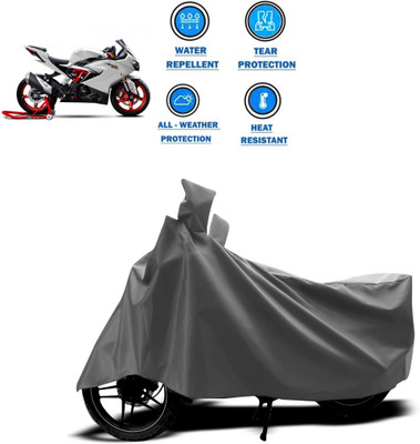 CODOKI Two Wheeler Cover for TVS(Apache RR 310, Grey)