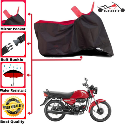 SK AUTO Two Wheeler Cover for Hero(HF Dawn BS6, Red, Black)