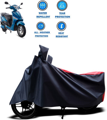CODOKI Two Wheeler Cover for Hero(Electric Optima, Red)