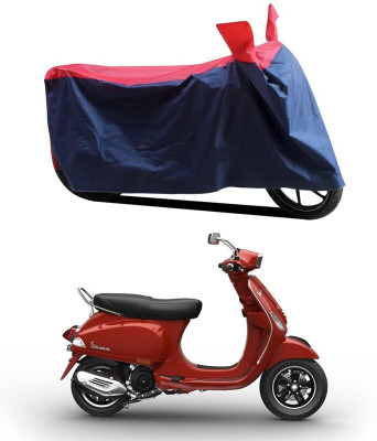 SK AUTO Two Wheeler Cover for Piaggio(VXL 150 BS6, Red, Blue)