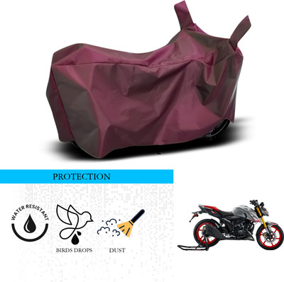 SnehaSales Waterproof Two Wheeler Cover for TVS(Apache RTR 160, Maroon)