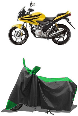 SUGASHRI Waterproof Two Wheeler Cover for Honda(CBF Stunner, Green, Black)