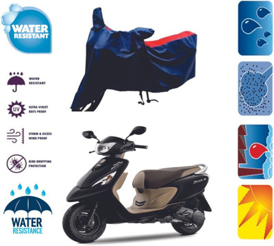 Mdstar Waterproof Two Wheeler Cover for TVS(Zest, Red, Blue)