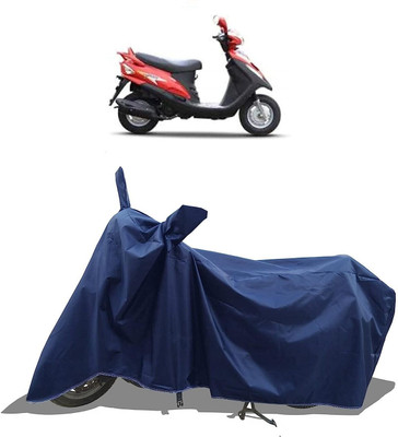SK AUTO Two Wheeler Cover for Mahindra(Flyte, Blue)