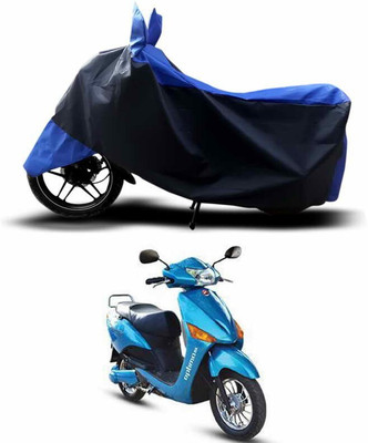 DeepShakshi AUTOMOTIVE Waterproof Two Wheeler Cover for Hero(Electric Optima, Blue)