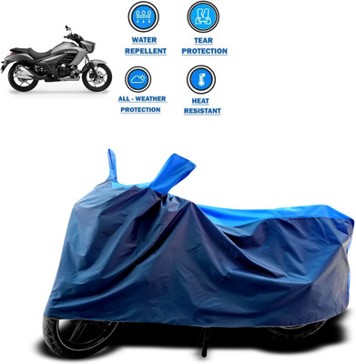 CODOKI Two Wheeler Cover for Suzuki(intruder 150, Blue)