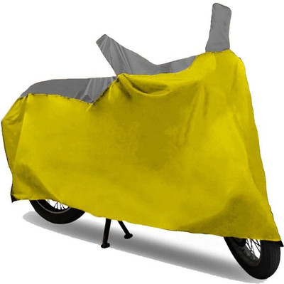 SK AUTO Two Wheeler Cover for Yamaha(SS 125, Black, Yellow)