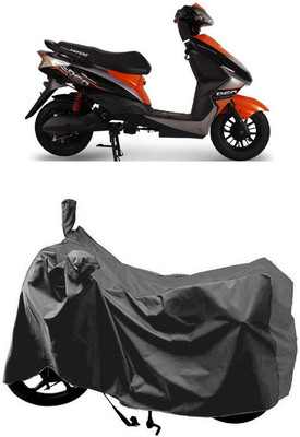 SUGASHRI Waterproof Two Wheeler Cover for Ampere(REO BS6, Grey)