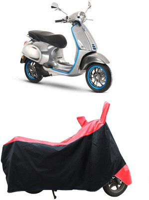 Coxtor Waterproof Two Wheeler Cover for Vespa(Elettrica BS6, Red)