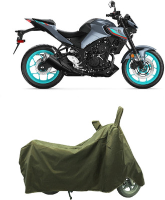 Coxtor Waterproof Two Wheeler Cover for Yamaha(MT-03, Gold)