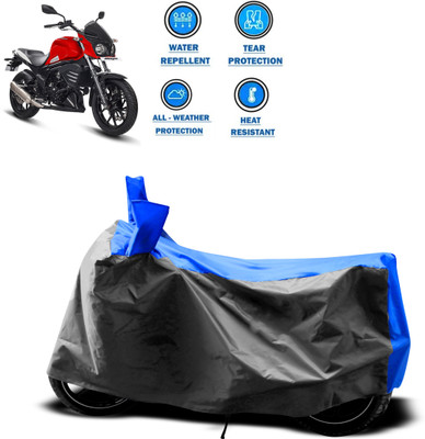 CODOKI Two Wheeler Cover for Mahindra(Mojo UT 300, Grey)
