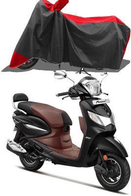 algrowd Two Wheeler Cover for Hero(Pleasure+ 110, Red)