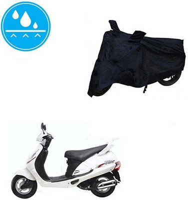 Mdstar Waterproof Two Wheeler Cover for Mahindra(Rodeo, Black)