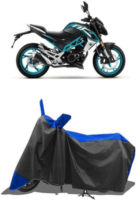 SUGASHRI Waterproof Two Wheeler Cover for CFMoto(150NK BS6, Blue, Black)