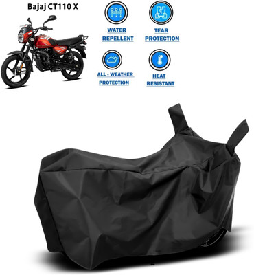 CODOKI Two Wheeler Cover for Bajaj(Black)