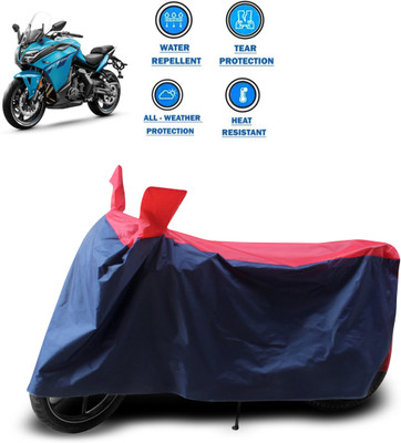 PAGORA Two Wheeler Cover for CFMoto(650GT, Red)