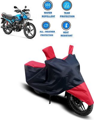 CODOKI Two Wheeler Cover for Hero(Passion Pro TR, Red)