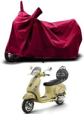 SK AUTO Two Wheeler Cover for Vespa(VXL 150 BS6, Maroon)