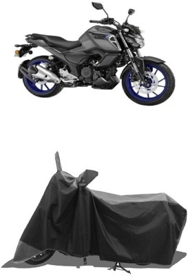 SUGASHRI Waterproof Two Wheeler Cover for Yamaha(FZ V3, Grey, Black)