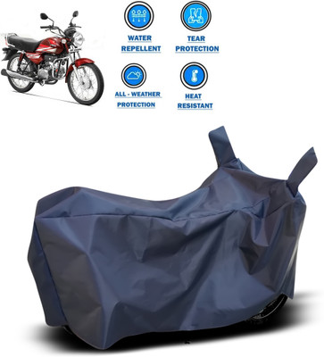 CODOKI Two Wheeler Cover for Hero(HF Dawn, Blue)