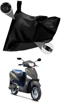 SK AUTO Two Wheeler Cover for Hero(Electric Optima, Black)