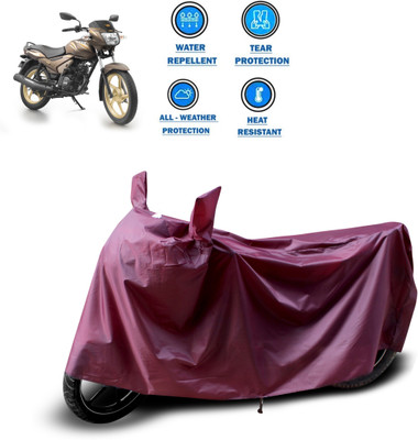 CODOKI Waterproof Two Wheeler Cover for TVS(Star City, Maroon)