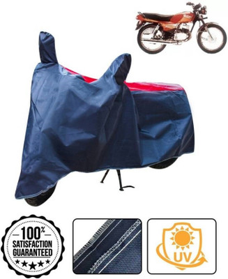 SK AUTO Waterproof Two Wheeler Cover for Suzuki(Samurai, Blue, Black)