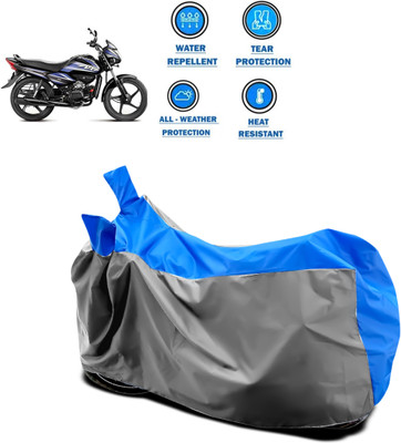 PAGORA Two Wheeler Cover for Hero(Splendor NXG, Grey)