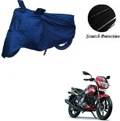 SK AUTO Waterproof Two Wheeler Cover for TVS(Flame, Blue)