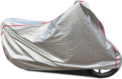 PAGORA Waterproof Two Wheeler Cover for Bajaj(Avenger 220 Cruise, Silver)