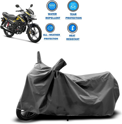 CODOKI Two Wheeler Cover for Honda(CB Shine, Grey)