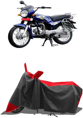 SUGASHRI Waterproof Two Wheeler Cover for Kinetic(Boss, Red, Black)