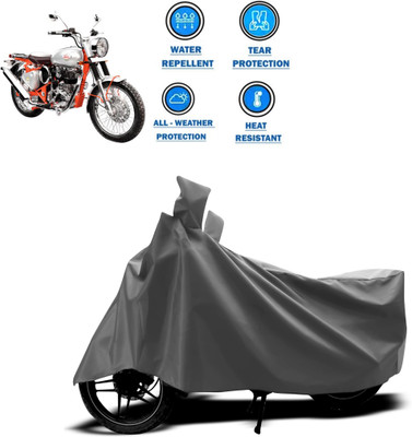 PAGORA Two Wheeler Cover for Royal Enfield(Bullet Trials 350, Grey)