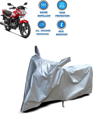 CODOKI Two Wheeler Cover for Hero(Super Splendor, Silver)
