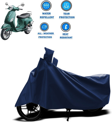 PAGORA Two Wheeler Cover for Piaggio(Vespa VXL 150, Blue)