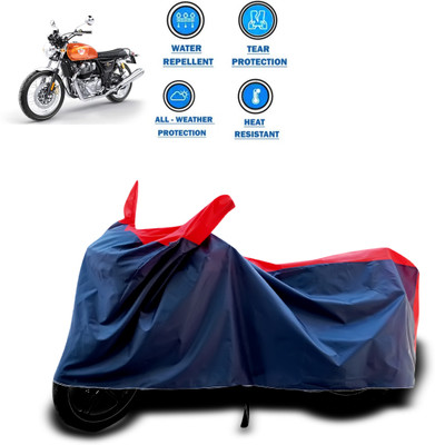PAGORA Waterproof Two Wheeler Cover for Royal Enfield(Interceptor 650, Red)