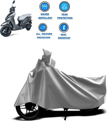 CODOKI Two Wheeler Cover for Ampere(Magnus BS6, Silver)