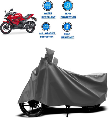 PAGORA Two Wheeler Cover for Suzuki(Gixxer SF, Grey)