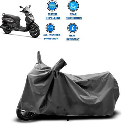 CODOKI Two Wheeler Cover for Hero(MotoCorp Pleasure Plus, Grey)