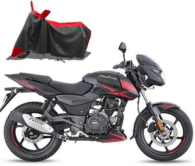 algrowd Two Wheeler Cover for Bajaj(Pulsar 180 DTS-i, Red)