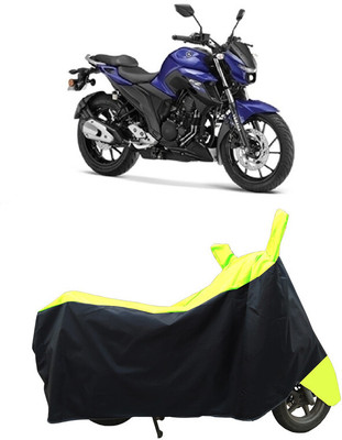 Coxtor Waterproof Two Wheeler Cover for Yamaha(FZ25, Yellow)
