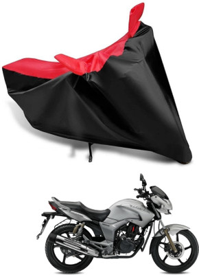 SK AUTO Two Wheeler Cover for Hero(Hunk, Red, Black)