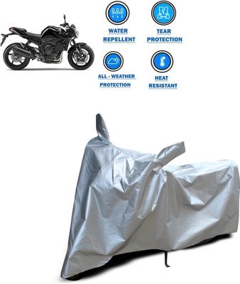 PAGORA Two Wheeler Cover for Yamaha(FZ-S FI, Silver)