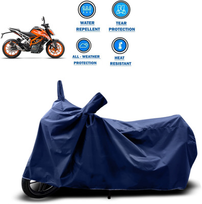 CODOKI Two Wheeler Cover for KTM(Duke 390 ABS, Blue)