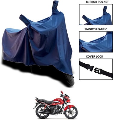 SK AUTO Two Wheeler Cover for Hero(Passion Pro, Blue)