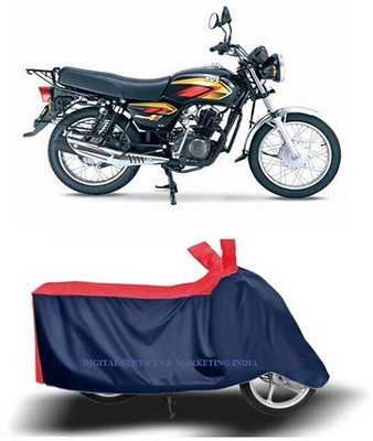 DSAMI Two Wheeler Cover for TVS(Max, Blue)
