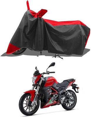 SK AUTO Two Wheeler Cover for Benelli(TNT 25, Red)