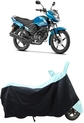 Coxtor Waterproof Two Wheeler Cover for Yamaha(Saluto BS6, White)