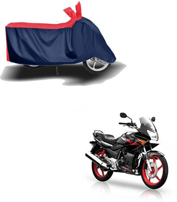 DeepShakshi AUTOMOTIVE Waterproof Two Wheeler Cover for Hero(Karizma, Red, Blue)