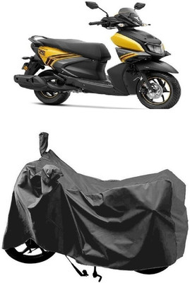 SUGASHRI Waterproof Two Wheeler Cover for Yamaha(Ray-ZR 125FI BS6, Grey)